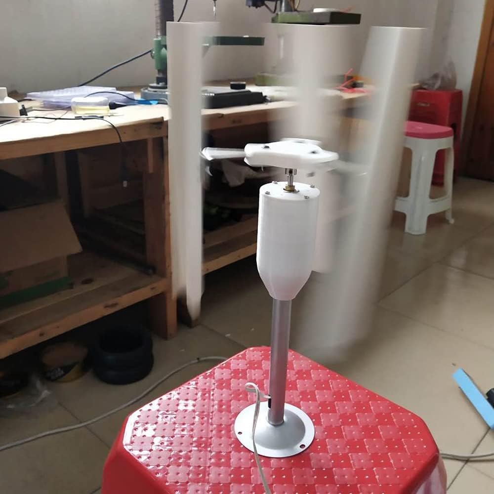 35 W Wind Turbine, Wind Turbine Generator, Wind Turbine Generator Kit for Home 5 Blade Vertical Wind Turbine, Three-Phase Permanent Magnet Generator, for Teaching Physical Power Generation Principle