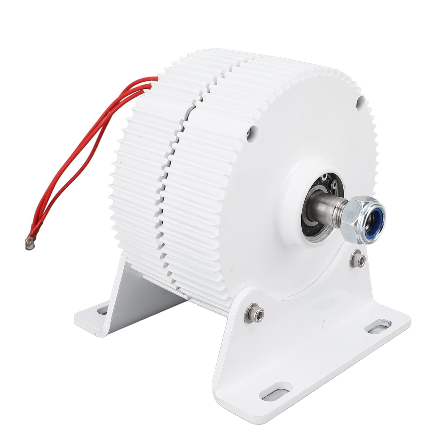 Fockety Permanent Magnet Generator, Permanent Magnet Motor Alternator High Efficiency 3 Phase 12V Aluminum Alloy Carbon Steel for Wind Turbine (400W), Focketyn8vphco1gd-12