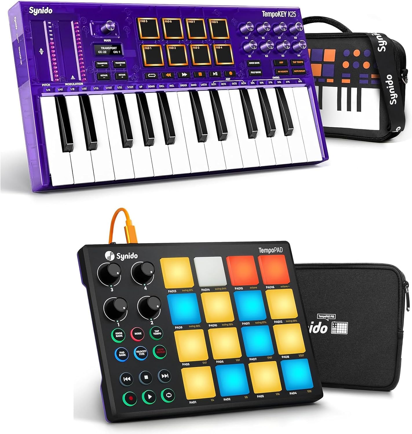 Synido MIDI Controller Bundle, TempoPAD and TempoKEY