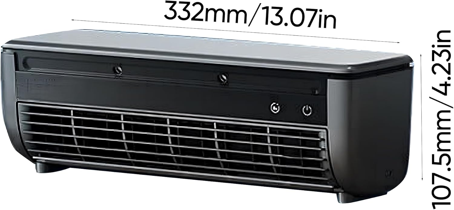 Portable Wireless Wall Mounted Air Conditioner,Portable Mini AC for Kitchen - Cool Mist Fan, Wall Mount (grey)