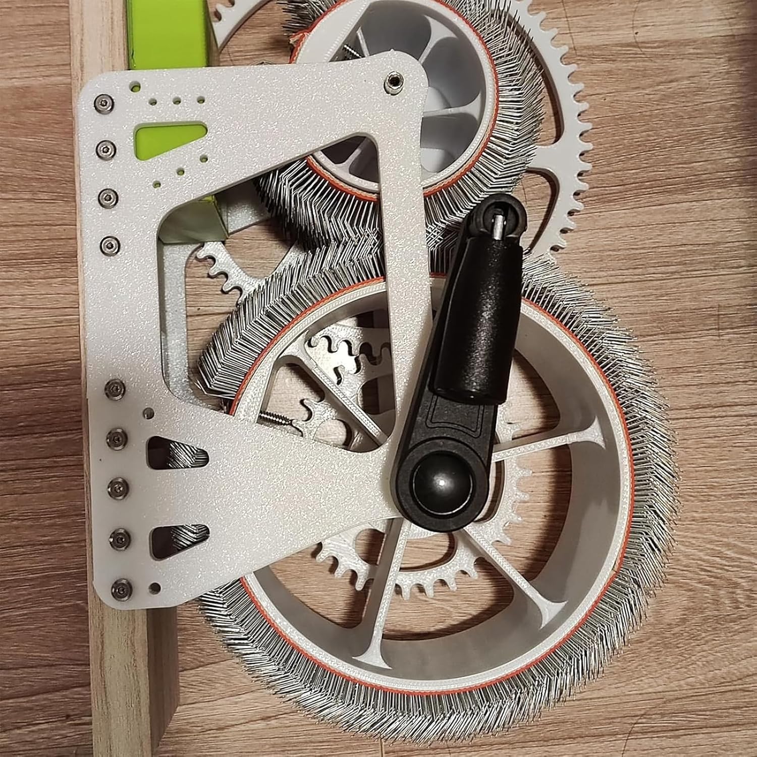 8in Drum Carder Manual Carding Machine, Wool Combing Machine, Wool Felt-Making Tool, Wool Felt Color Mixer, Fast Color Mixing, DIY Wool Felt, for DIY Craft, Handmade Enthusiasts