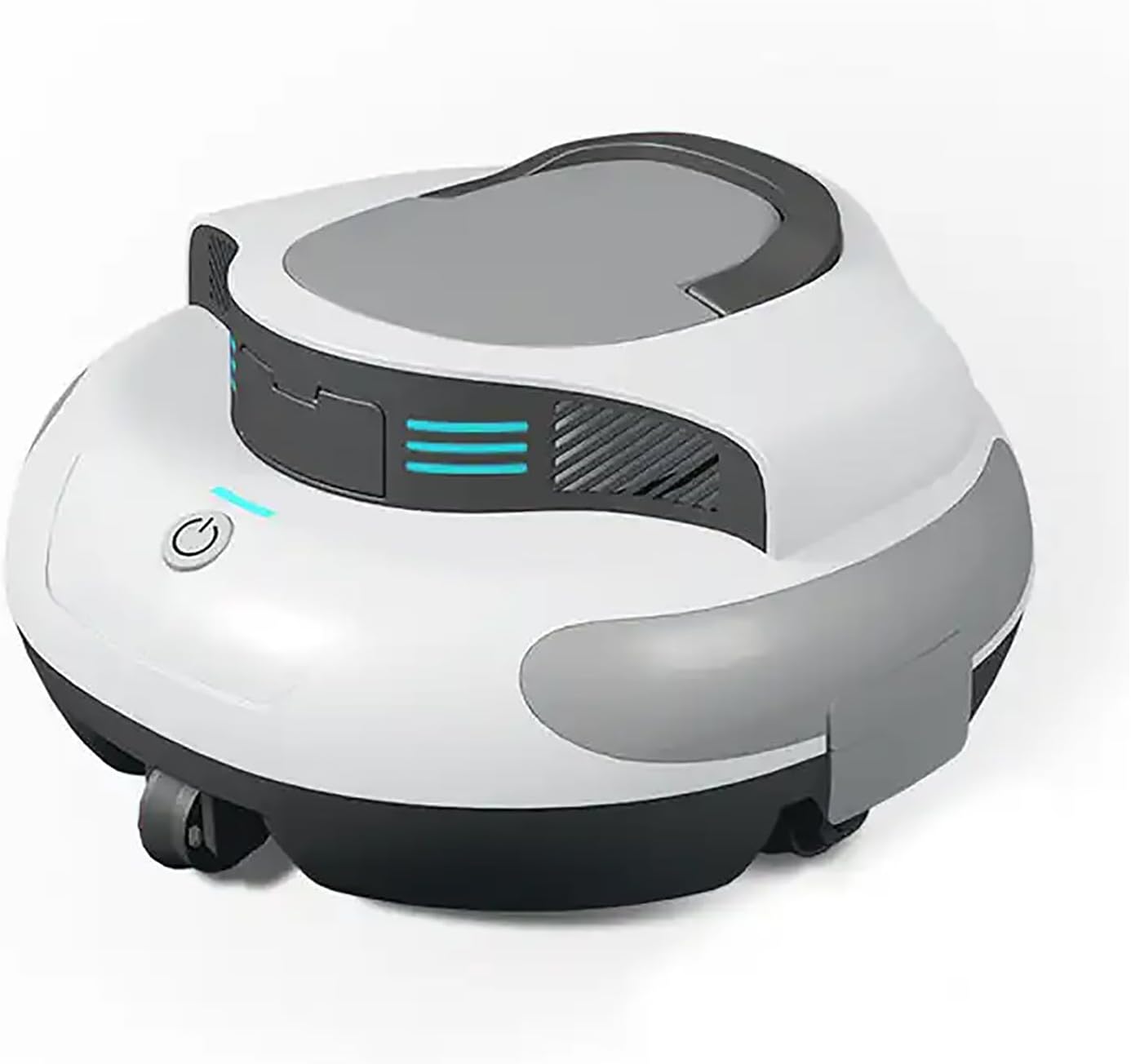 Cordless Pool Vacuum, Automatic Water Cleaner, Pool Cleaner Robot with 42L/MIN Large Suction, Max.75 Mins Runtime and 3H Fast Charge, for above/In-Ground Pools Up to 807FT²