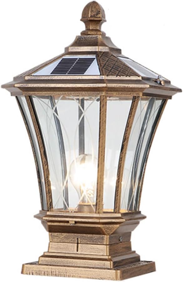 Outdoor E27 Column Lights Traditional Waterproof Pillar Lights with Pier Mount Base, Industrial Exterior Lamp Post Lighting Fixtures for Exterior House Porch Patio Deck Garage