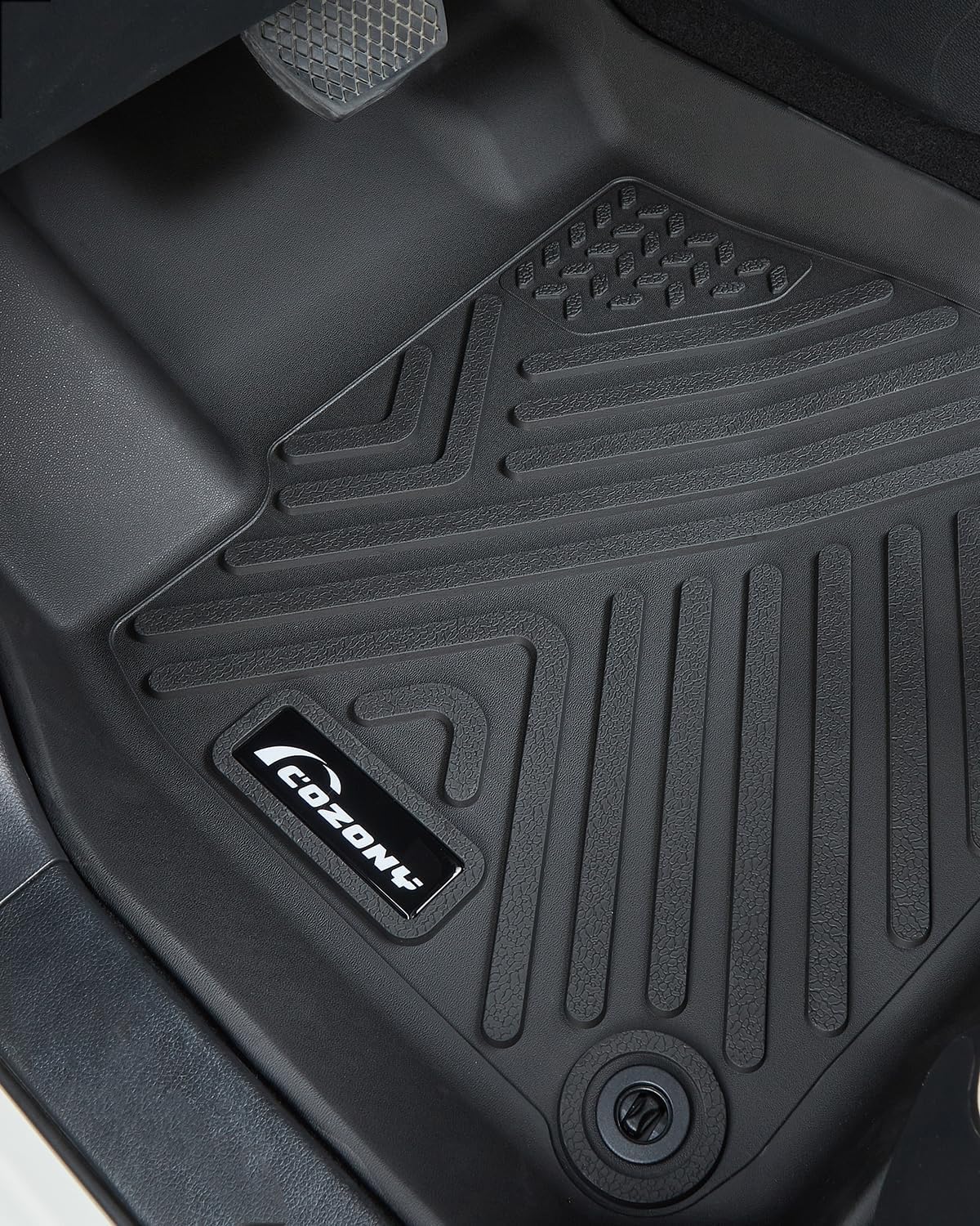 Floor Mats for Subaru Forester 2019-2024, TPE All Weather Forester Accessories Custom Fit Front 1st & 2nd Row Floor Liner, Black