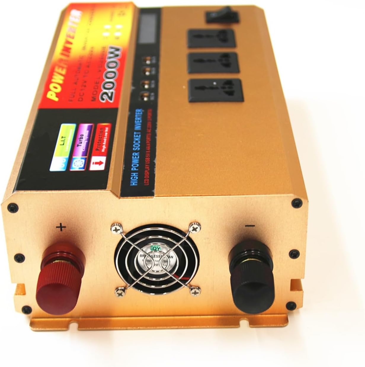 12V to 220V Full Power 2000W Large Capacity Inverter Power Converter(12V 220V)