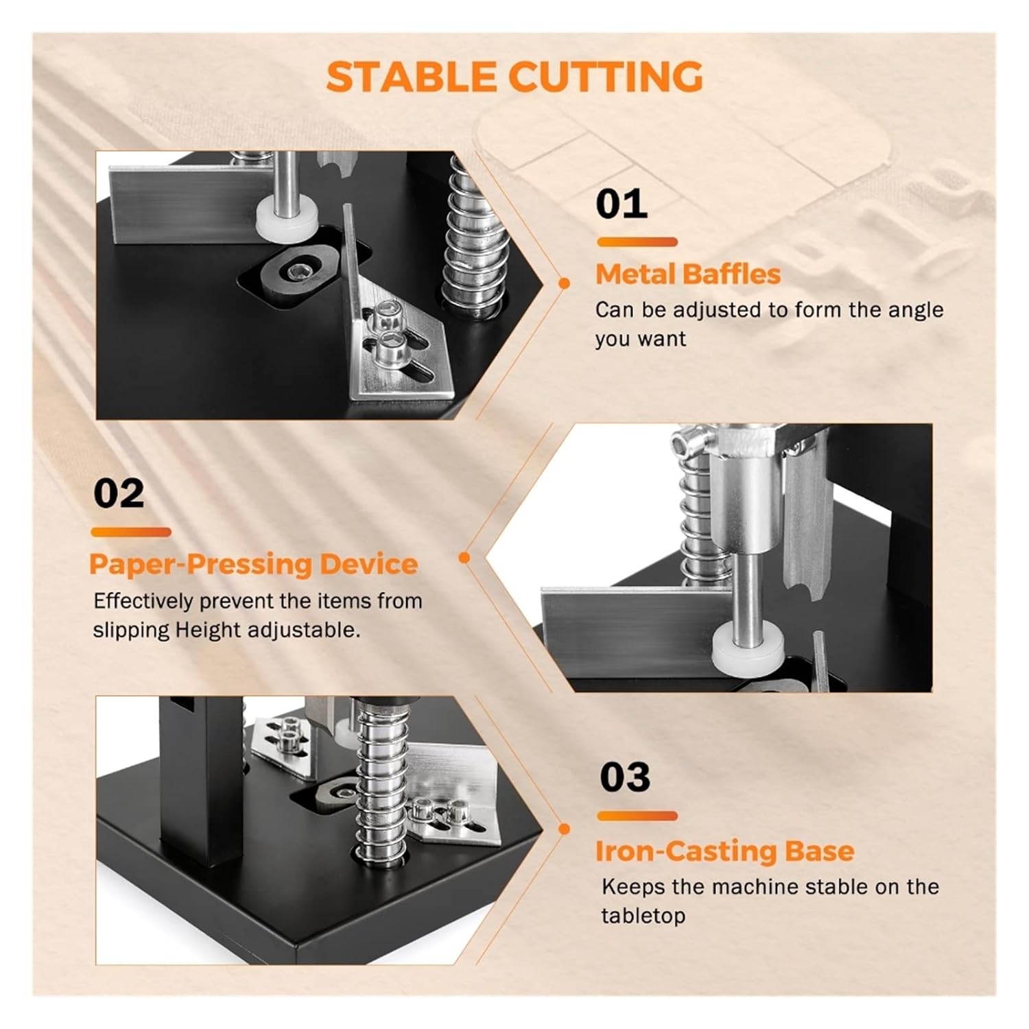 Corner Rounder Cutter Machine R6mm R10mm Heavy Duty Paper Corner Cutter Punch With Paper Holding Device A3 Steel Metal with Efficiency(Silver with R6 R10)