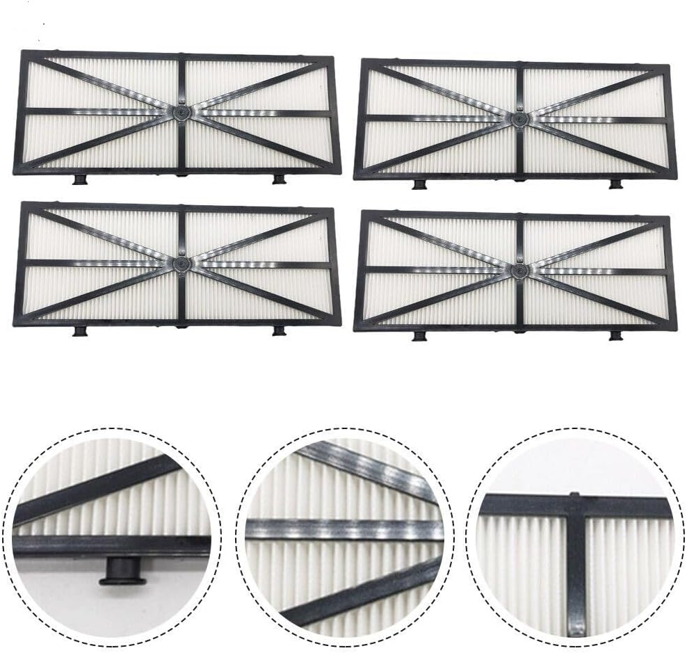 4Pcs Replacement Accessories Ultra-Fine Filter Panels 9991425-R4 Kit for Dolphin Deluxe 4, Deluxe 5, Triton, Nautilus, Premier and Other Dolphin Models Robotic Pool Cleaners.