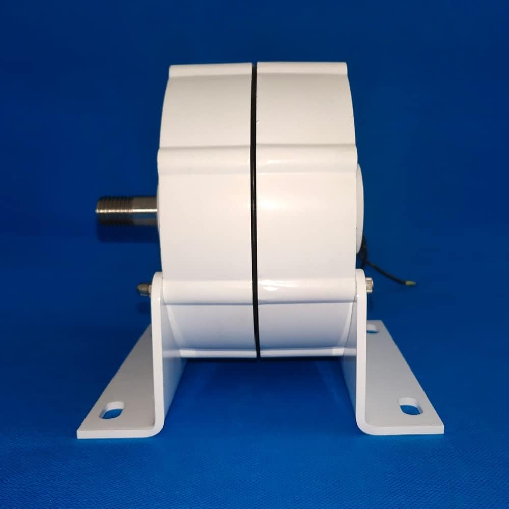 Wind Turbine Generator, Low Speed 600W 12V 24V 48V 3 Phase Gearless Permanent Magnet Generator AC Alternators Use for Wind Water Turbine,Generator Motor(Without Base,24V_600W)