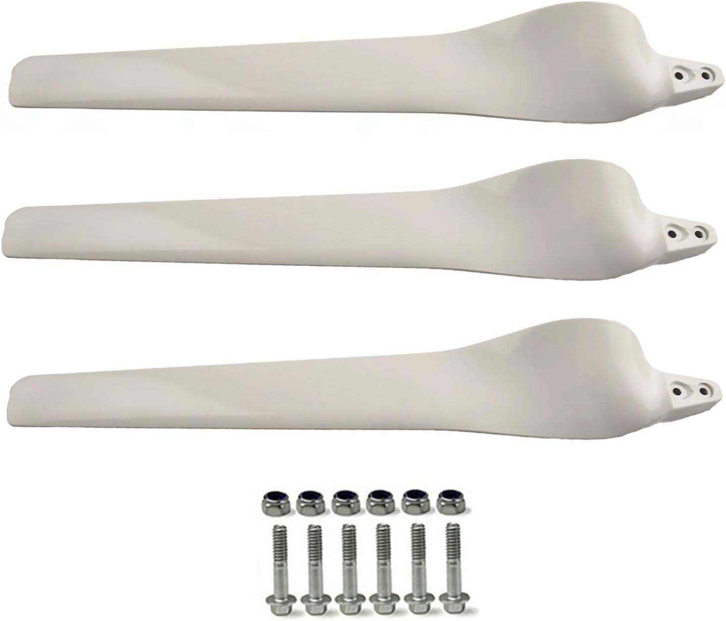 1pcs/3pcs DIY Wind Turbine Blades Kit - 580mm Nylon Fiber Blades for Horizontal Windmill Generator, Home Boat Wind Power System Accessories(3pcs)