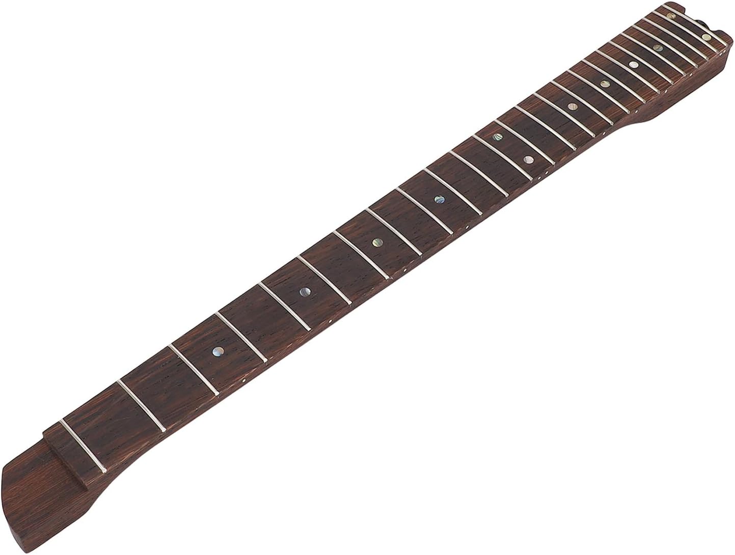 25 Fret Electric Guitar Neck, Maple Wood Fingerboard 14 inch Radius with Bolt On Design for Various Playing Styles, Electric Guitar Neck DIY Replacement with 25 1/2in Scale Length