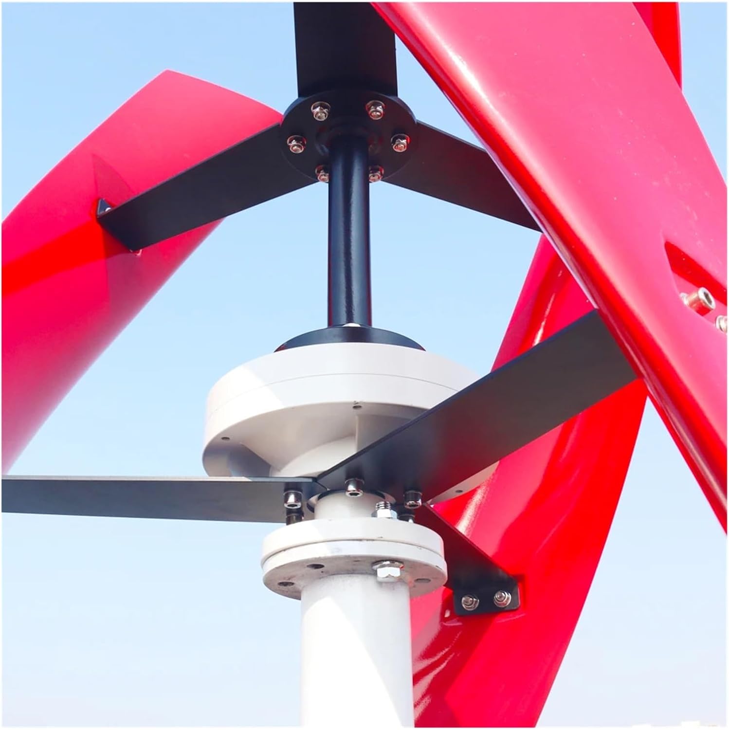 Wind Turbine Generator Kit 300W 12V 24V Vertical Axis Windmill Generator with Off Grid System for Home Farm Street Use Low Starting Speed for Home(Type 4,Wind Turbine ONLY_12V)