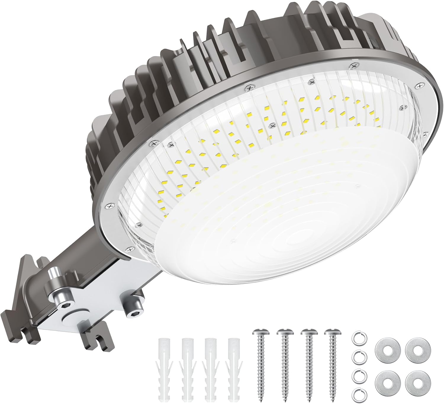 100W LED Barn Light with Photocell, ETL Listed 14,000LM LED Yard Light Outdoor, IP65 Waterproof, 5000K Daylight LED Pole Light Area Security Flood Light Fixture for Yard, Barn, Farm, Street