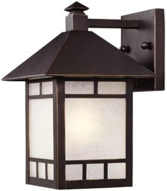Acclaim 9002ABZ Artisan Collection 1-Light Wall Mount Outdoor Light Fixture, Architectural Bronze