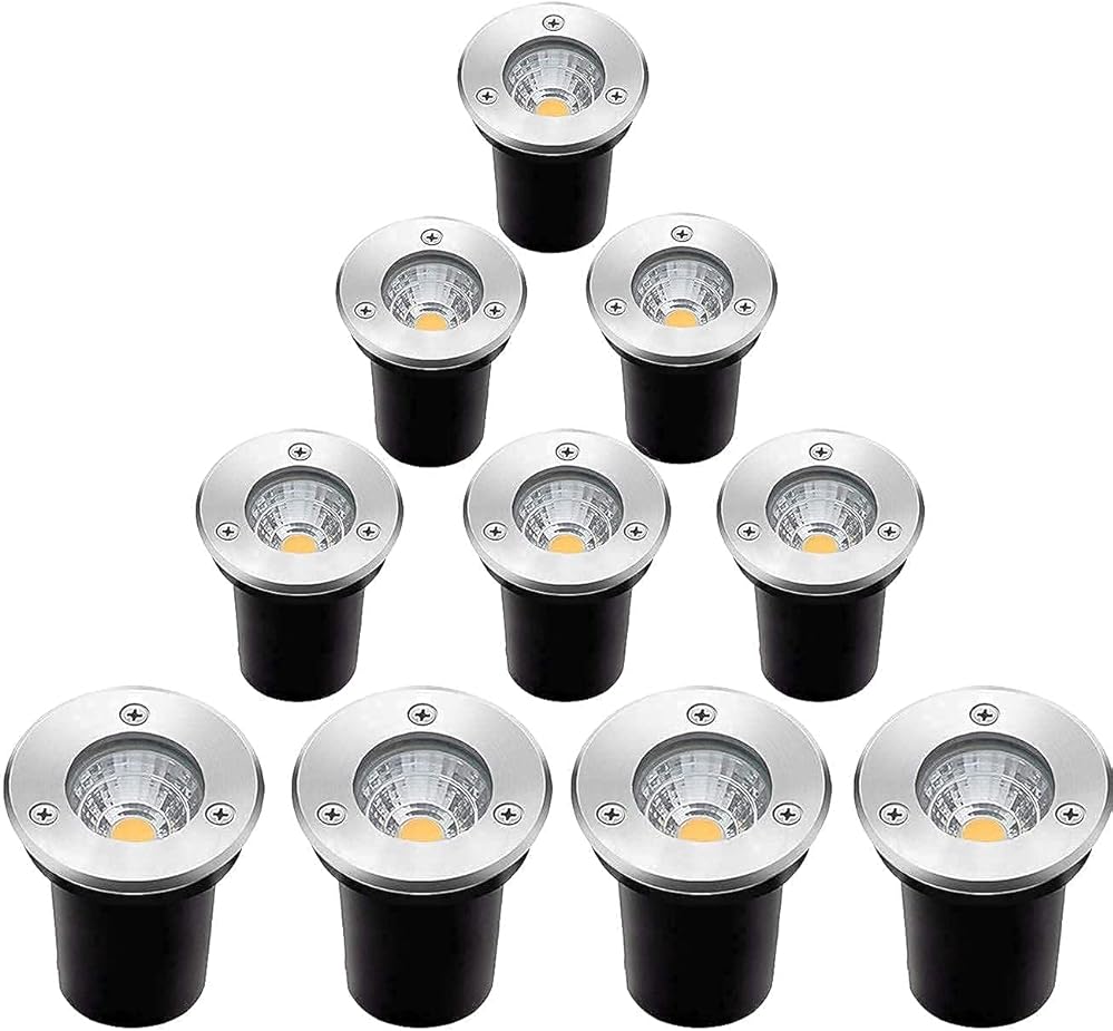 18 Pack 5W Low Voltage Led Landscape Lights,and Garden Well Lights Outdoor for Spotlight Patio and Yard Decorative