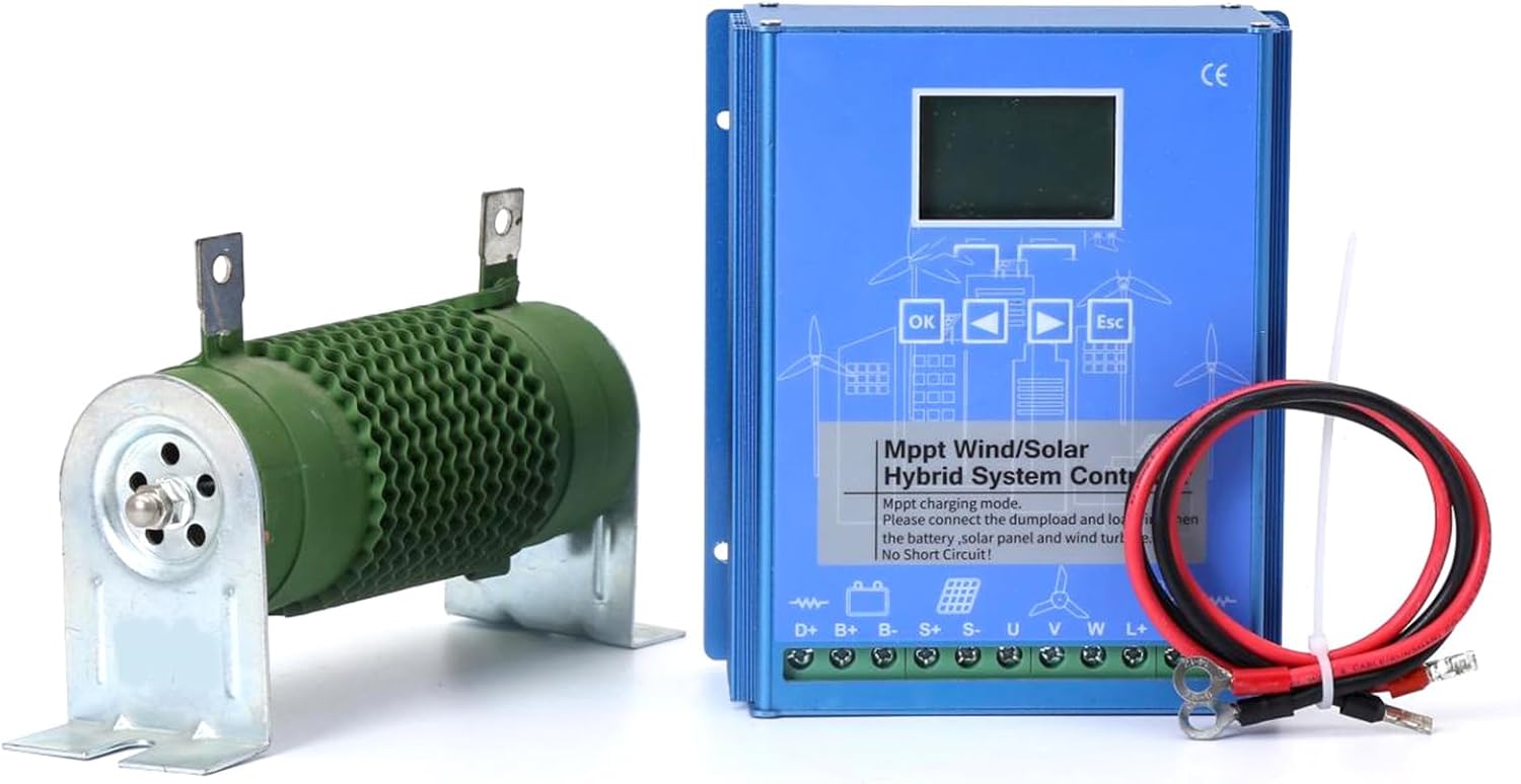 14000W Wind Solar Hybrid Charge Controller , 12V/24V Auto Matching 48V IP67 Waterproof Wind Generator Controller for All Wind Turbines ,24V