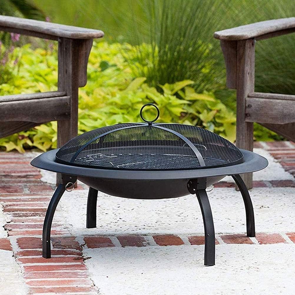 Outdoor Gas Fire Pit,Portable Heater 56cm Diameter Firepit Bowl