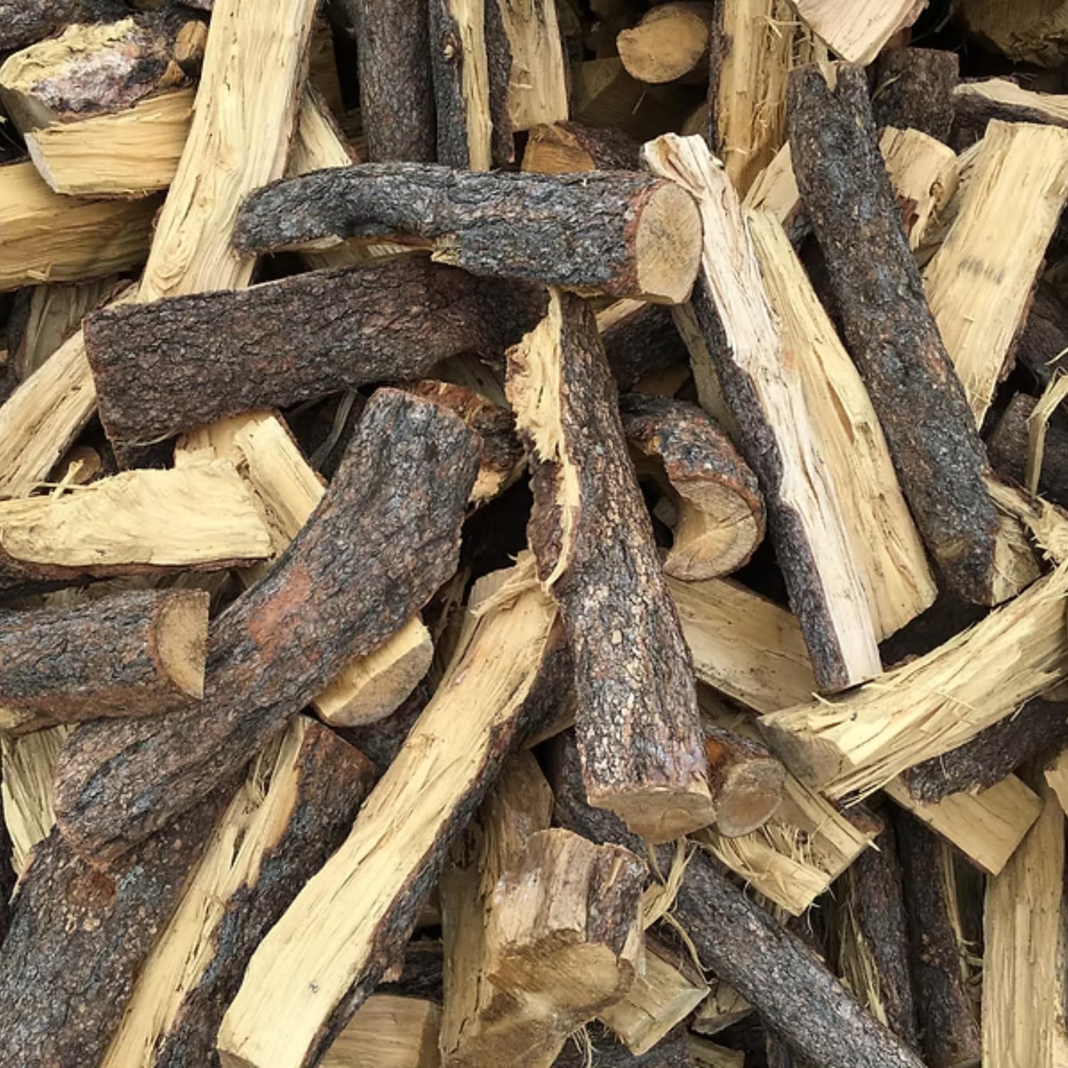 B&B Charcoal Piñon Mini Logs – 0.65 cu. ft. Pack, 18 lbs of 100% Natural Piñon Pine Firewood for Fire Pits, Fireplaces, Chimineas & Campfires – Long Burning, Aromatic, Clean-Burning Logs (2 Pack)