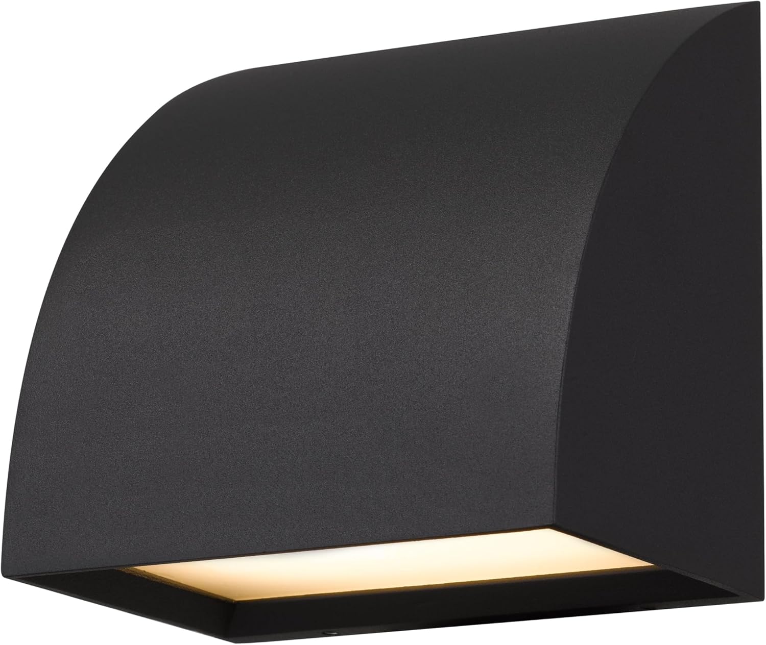 Outdoor Light Fixture Wall Mount, Outside Lights for House Front Door Exterior Lighting Fixtures, 4.5 Inch LED Wall Sconce for Porch, Garage, and Outdoor Wall,Black