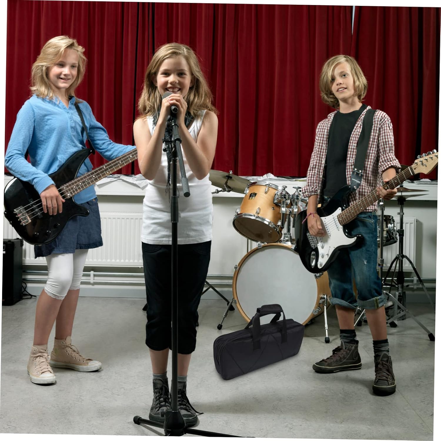 TOYANDONA 1set Guitar Pedal Board Effect Pedal Holder Non- Pad for Electric Guitar Accessories Suitable for Various Musical Instruments Oxford Bag