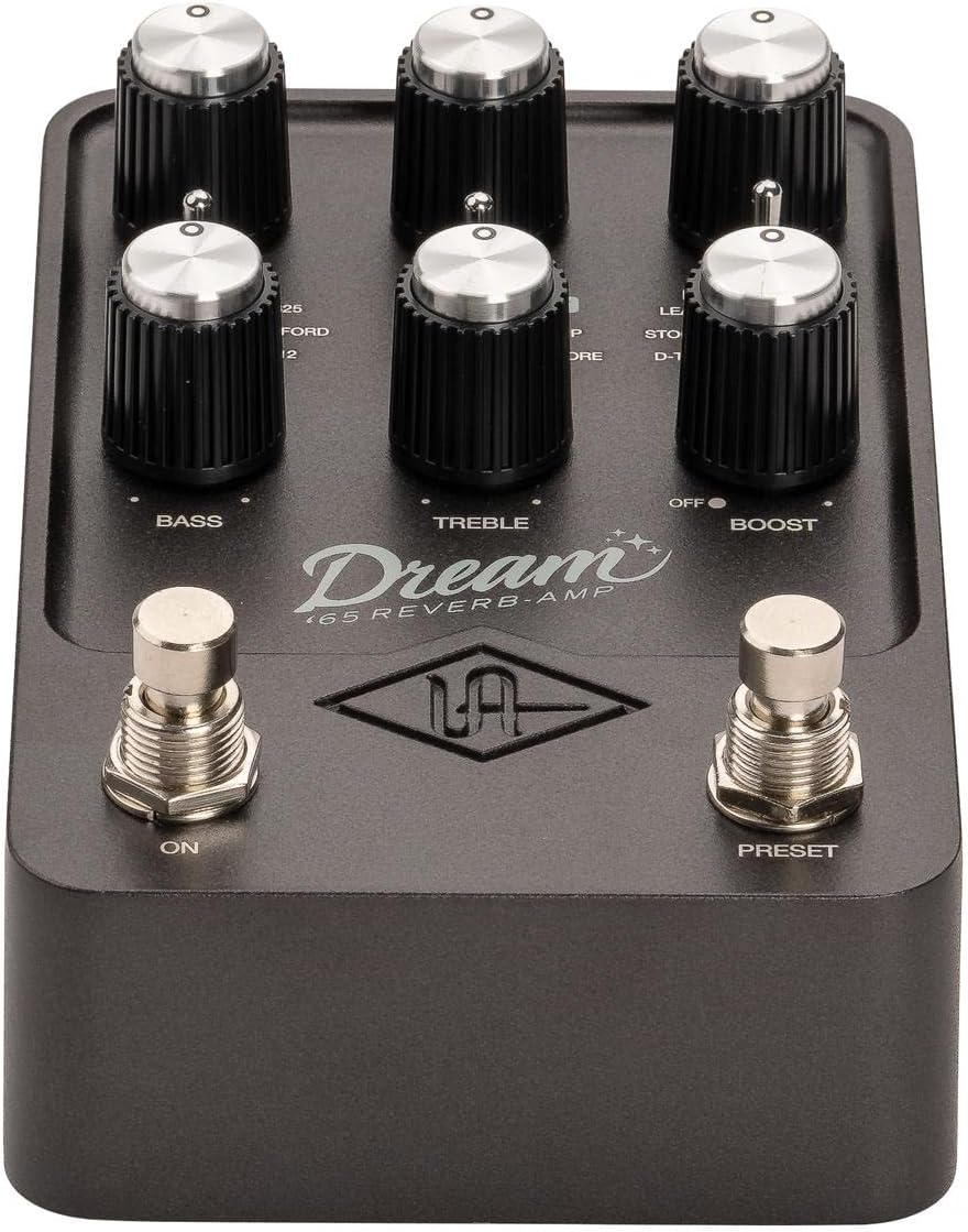 Universal Audio OX Stomp Speaker Emulator Pedal and UAFX Dream '65 Reverb Amplifier Bundle