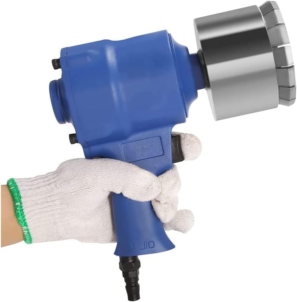 Pneumatic 200L Oil Drum Cap Sealing Machine | 53 Gallon Portable Barrel Crimper | Heavy-Duty 70mm Iron Cap Sealer | Efficient Drum Capping Tool for Industrial Use