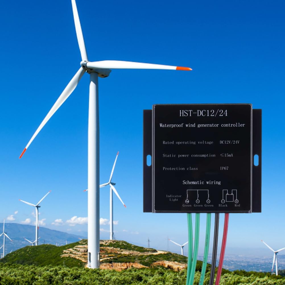 10000W Three-Phase AC Wind Turbine Generator Kit Controller, Windmill Alternator Battery Charger Controller for Solar Panels and Batteries