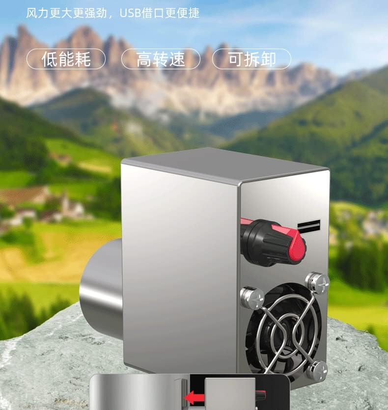 12'' Portable Smokeless Fire Pit With Stand And Wind Shield, Stainless Steel Bonfire Stove Outdoor Wood Burning Firepit For Camping And Cooking With With Portable Electric Blower, Windproof version