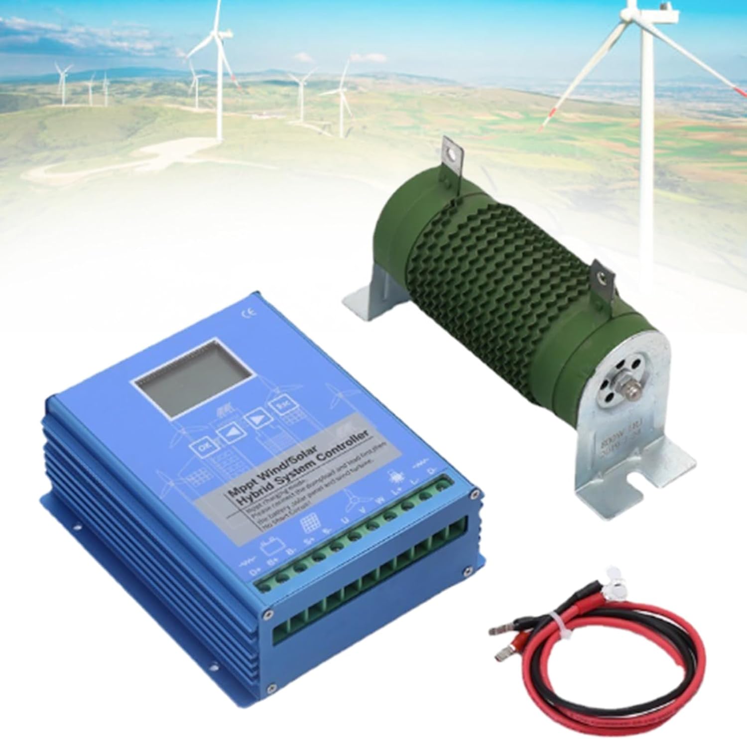 10000W Wind Solar Hybrid Charge Controller for Off-Grid Systems, 48V Universal Hybrid Charger, Efficient Wind & Solar Energy Management, Compatible with Multiple Applications