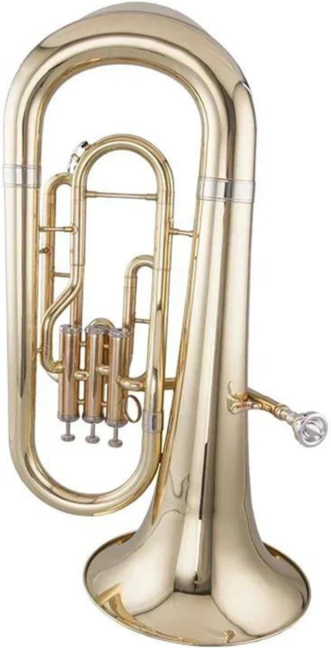 Professional Bb Tone Gold Lacquer Euphonium