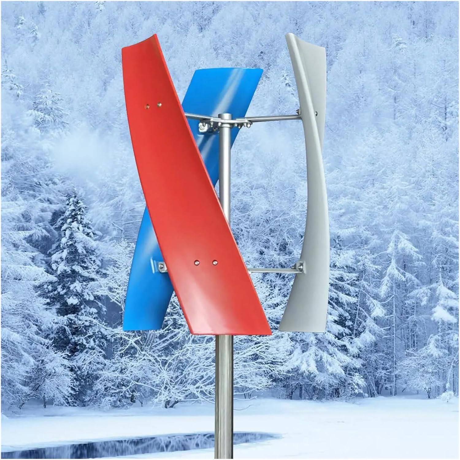 Wind Turbines, 400W 3 Blades High Strength Fiberglass Wings Vertical Wind Turbine nerator Permanent Magnet Without Core
