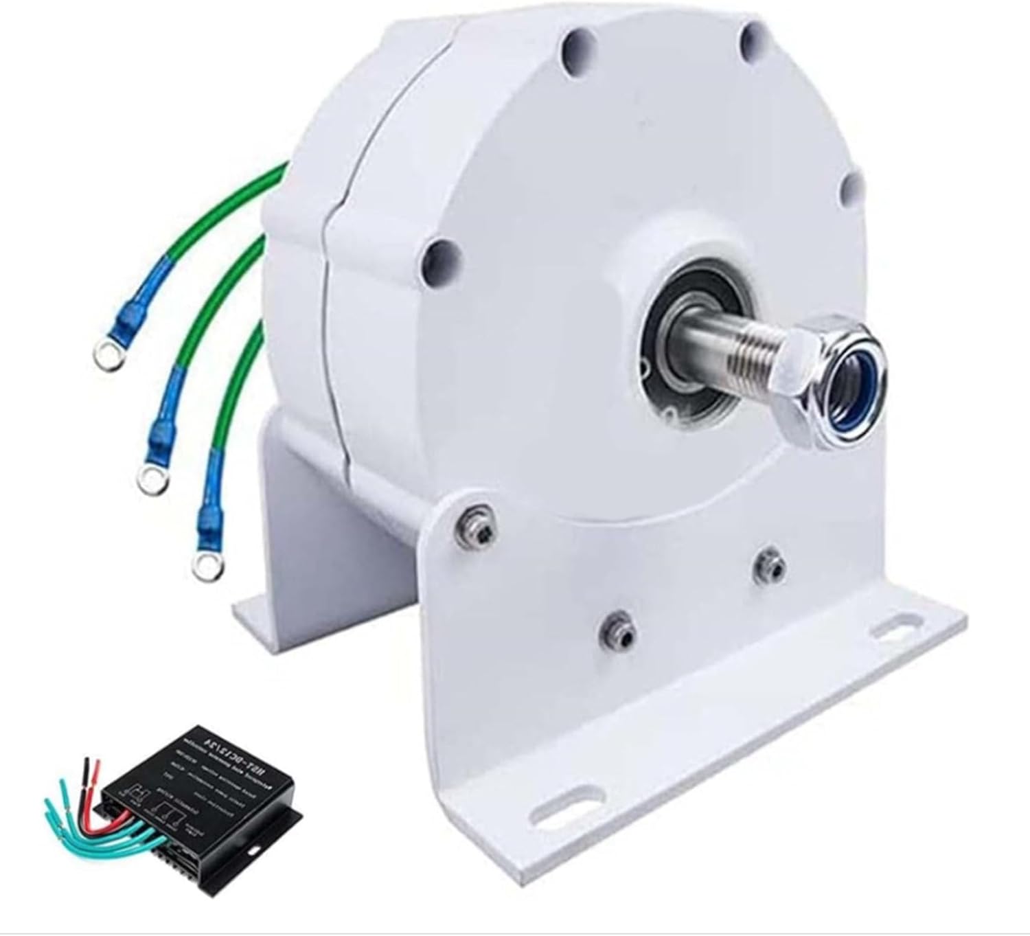 12v,HYZHANHONG 12000W low speed AC generator, 12V-220V gearless permanent magnet generator with base controller for wind turbines and hydroelectric power