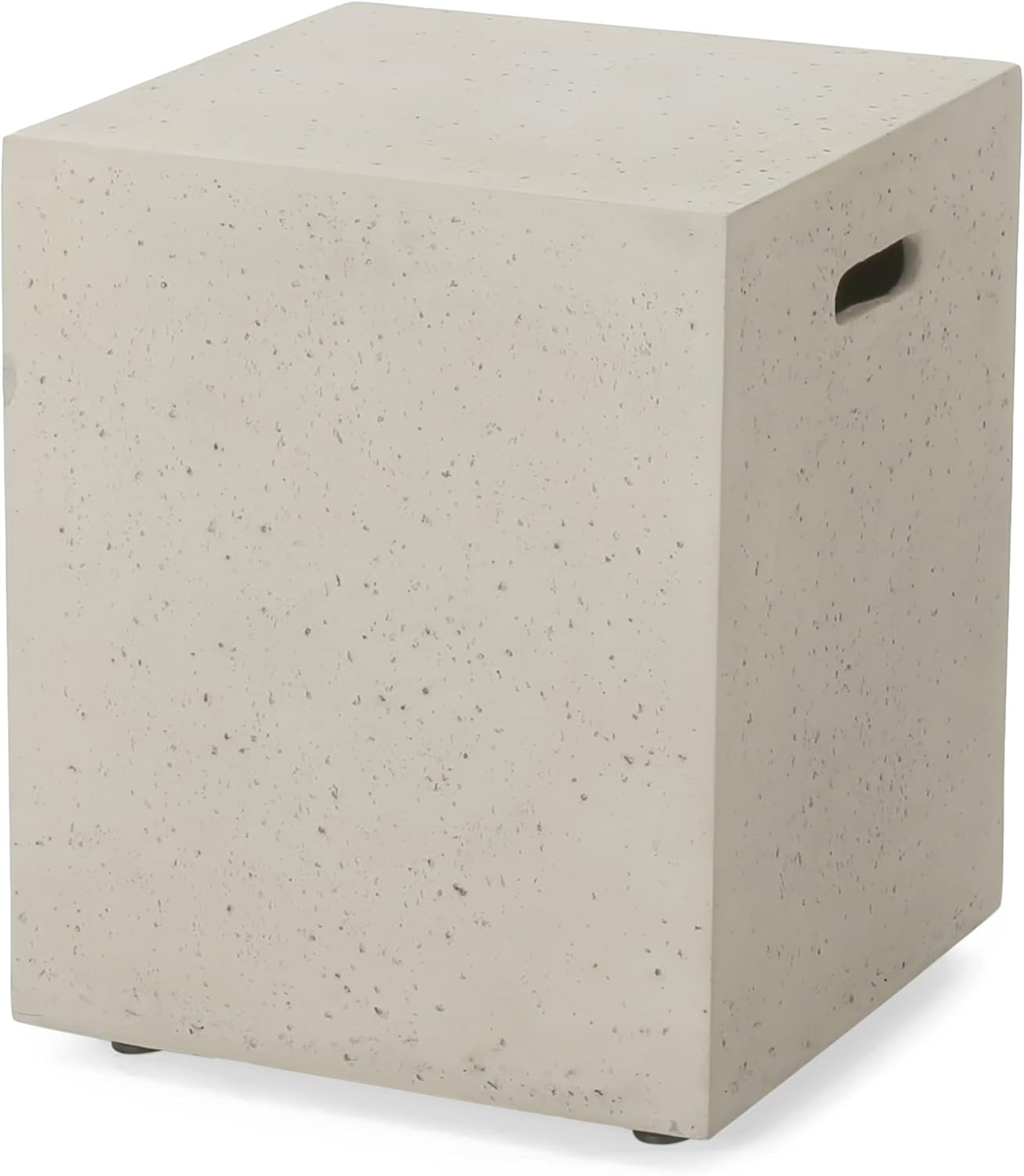 Christopher Knight Home Nicola Outdoor 40 Inch Rectangle Fire Pit, Light Gray