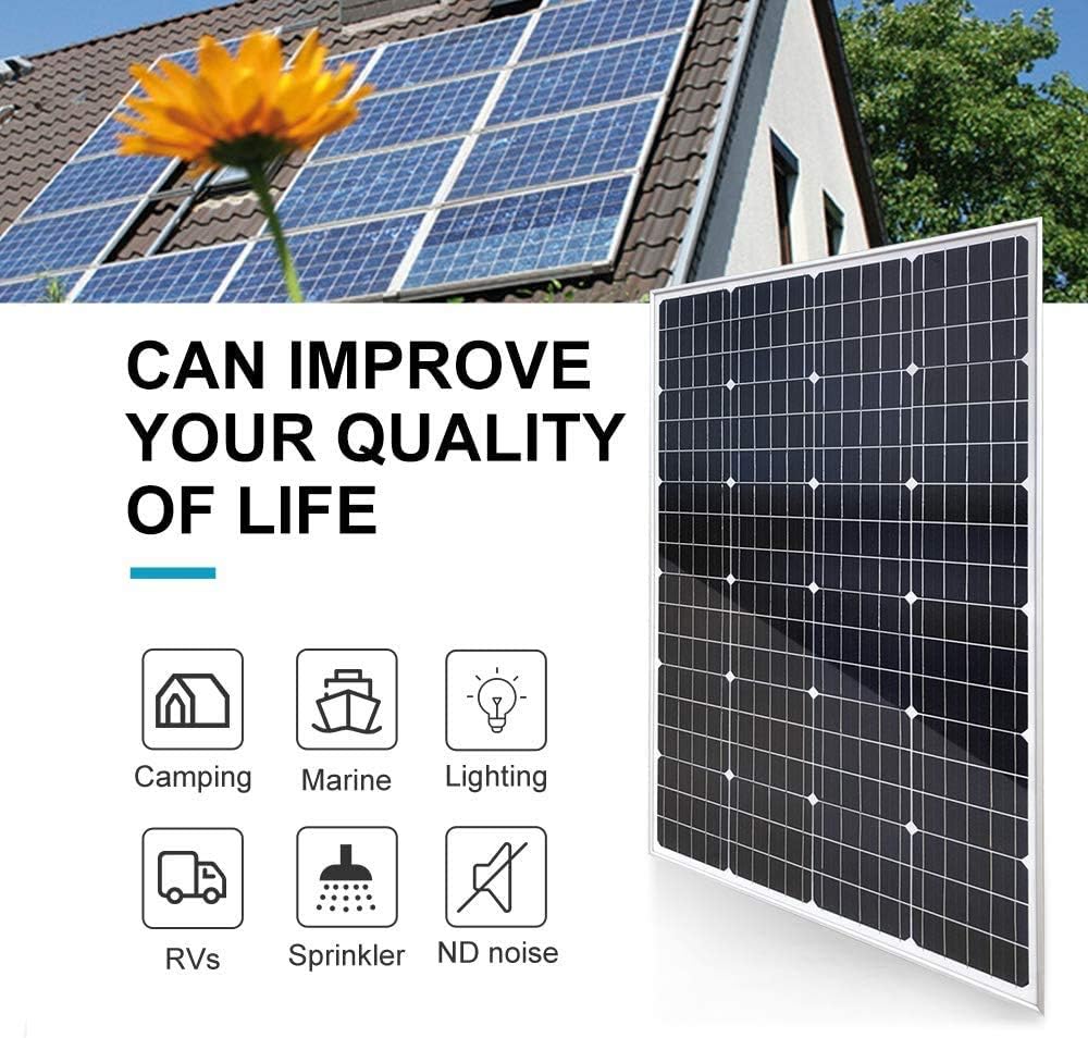 1300W 24V Wind Solar Kit: 400W Wind Turbine Generator + 8pcs 120W Monocrystalline Solar Panel + 3000W Pure Since Wave Inverter(Peak 6000W)+Accessories