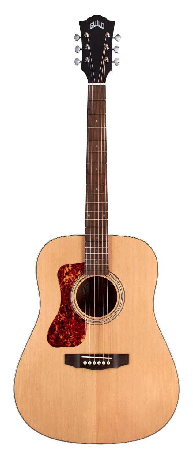 Guild D-240E Acoustic Electric Guitar Lefty, Natural