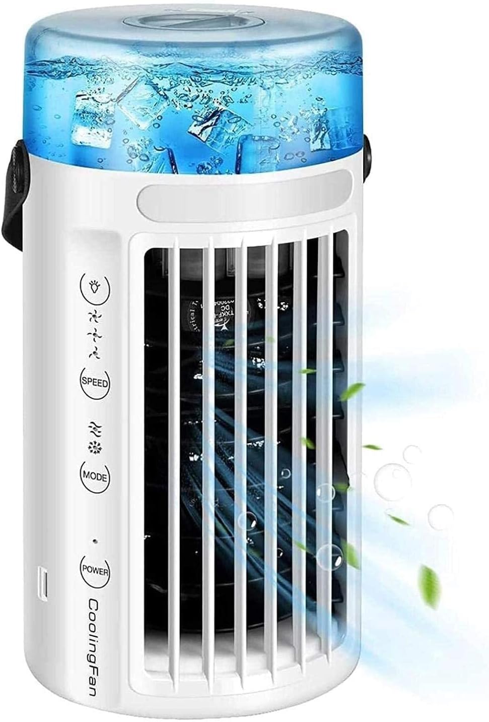 Portable Mini Air Cooler, Mini Portable Air Conditioner 3in1 Personal Air Conditioner Fan Humidifier Purifier