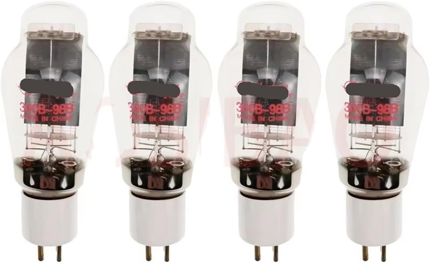 300B-98B Vacuum Tube Precision Matching Tube Replaces 300B-98/300B-T/WE300B/300B Tube Amplifier(4 Piece 300B98B)