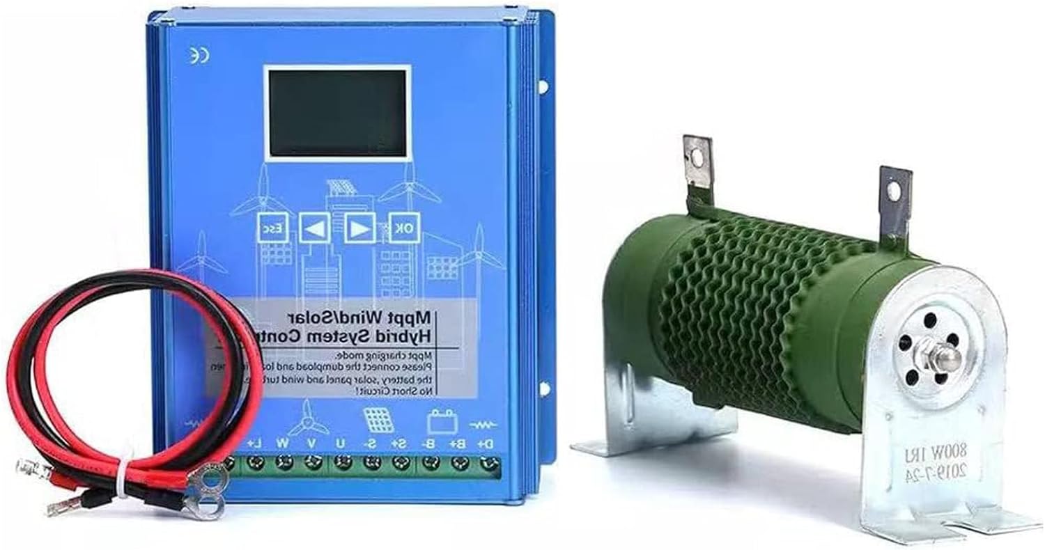 12V/24V/48V,15000W,Wind Solar Hybrid Charge Controller,Hybrid Charge Controller,Mppt Boost Charging with LCD Display and Dump Load,Automatic Controller for Home, Boat, Street Light 24V
