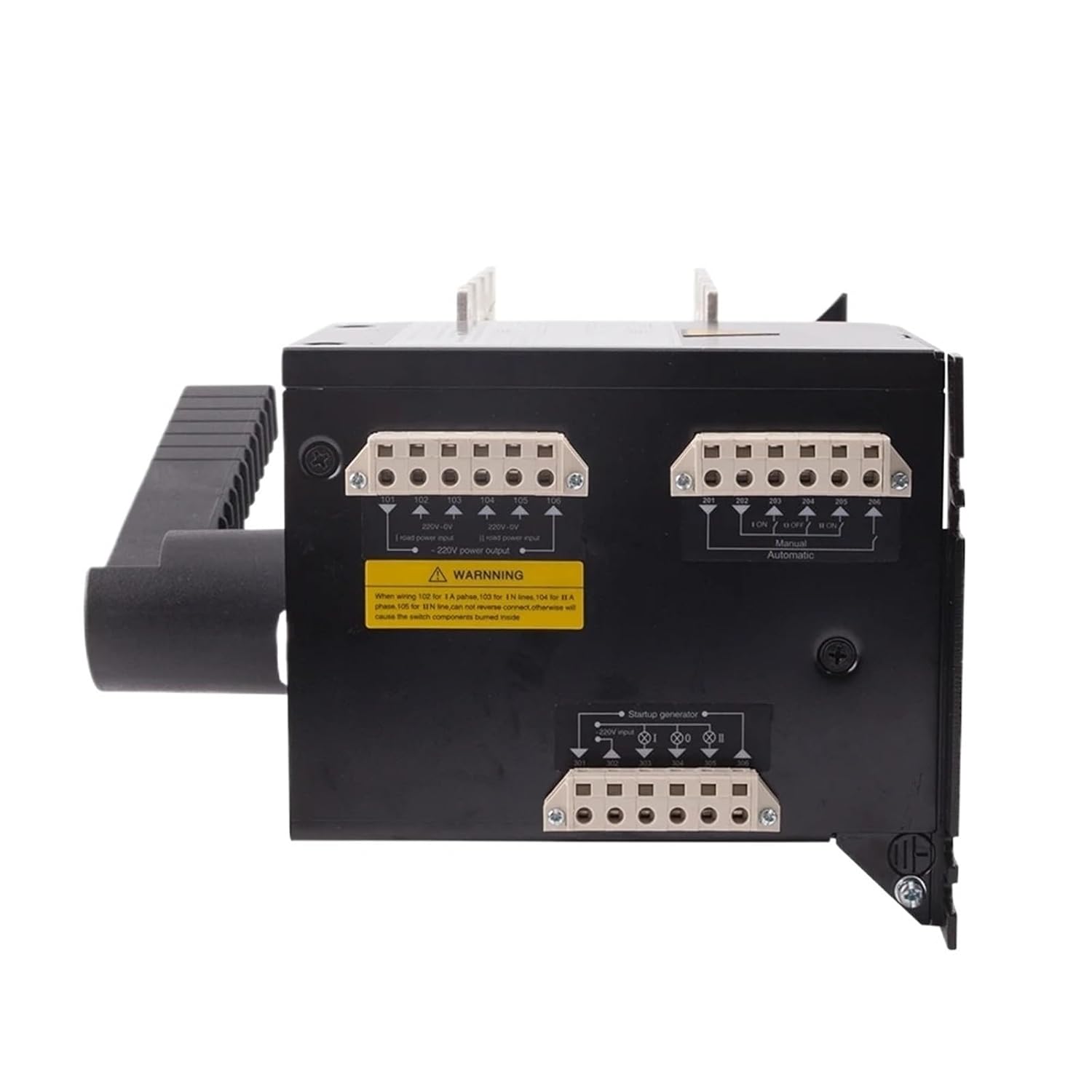 Universal 400A ATS Dual Power Automatic Transfer Switch 220V AC Diesel Generator Set Part Circuit Breaker Switch 4P(630A 4P)