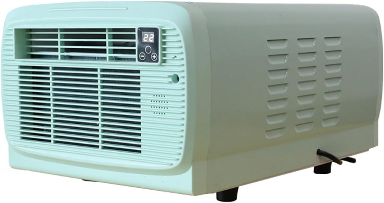 2200 BTU Portable Camping Air Conditioner Small Compressor Refrigeration Low Energy Air Cooler for Room Pets Outdoor Cooling(110v)