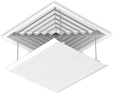 Air Conditioner Deflector For Ceiling Central Air Conditioning Prevent Air From Blowing Directly To People,Angle Adjustable Easy Installation Plastic Steel Material