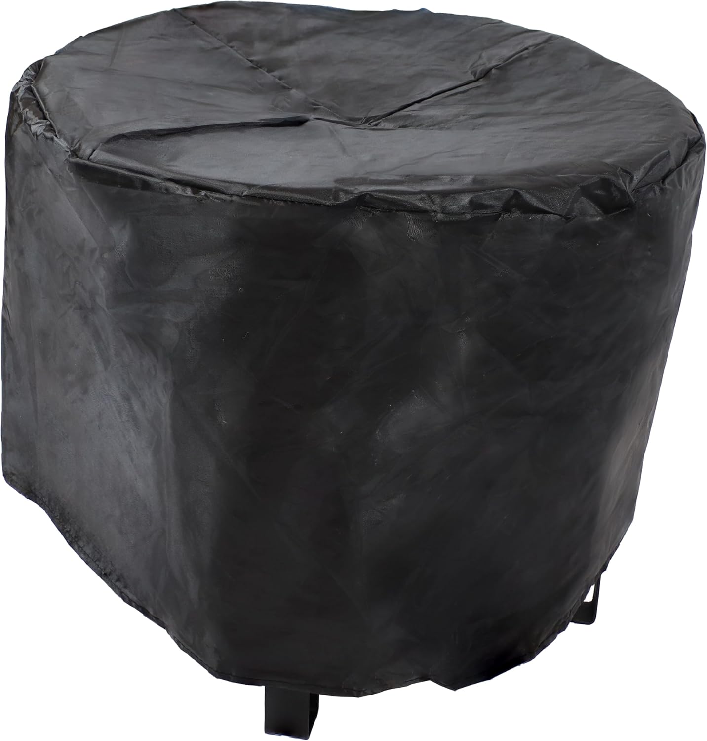 Sunnydaze 23-Inch Cauldron-Style Smokeless Wood-Burning Fire Pit with Cover and Poker - Steel Outdoor Smokeless Fire Pit for The Backyard