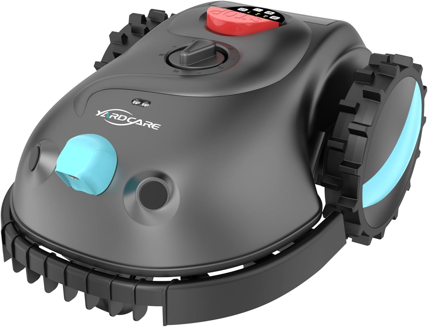 V100 Robotic Lawn Mower – Visual Navigation & Smart Obstacle Avoidance, Adjustable Cutting Height 0.8–2.4 in, Low-Noise Auto Mowing for Small Lawns up to 1,600 sq ft