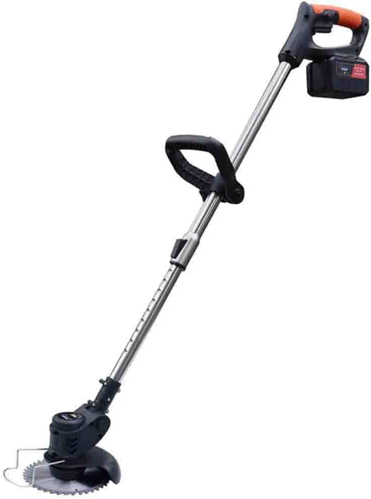 Cordless Cord Cutter Cordless Lawn Mower Multi-Functional Lithium-ion Lawn Mower Powerful and Lightweight Weeding Machine That can Adapt to The Needs of Different scenarios (A)