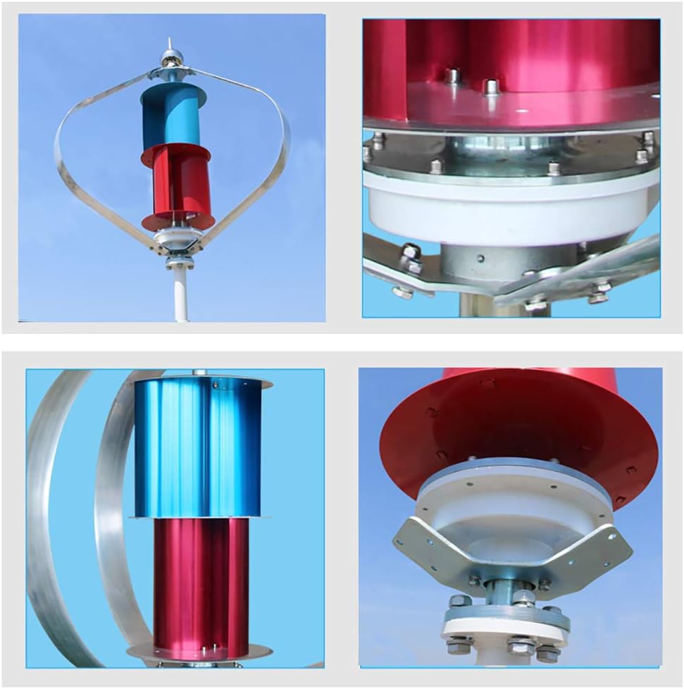 Energy Generator 400W 600W 800W Wind Power Mill Vertical Axis Low Start Up Wind Speed Efficient for Home Wind Turbine,12v,600w