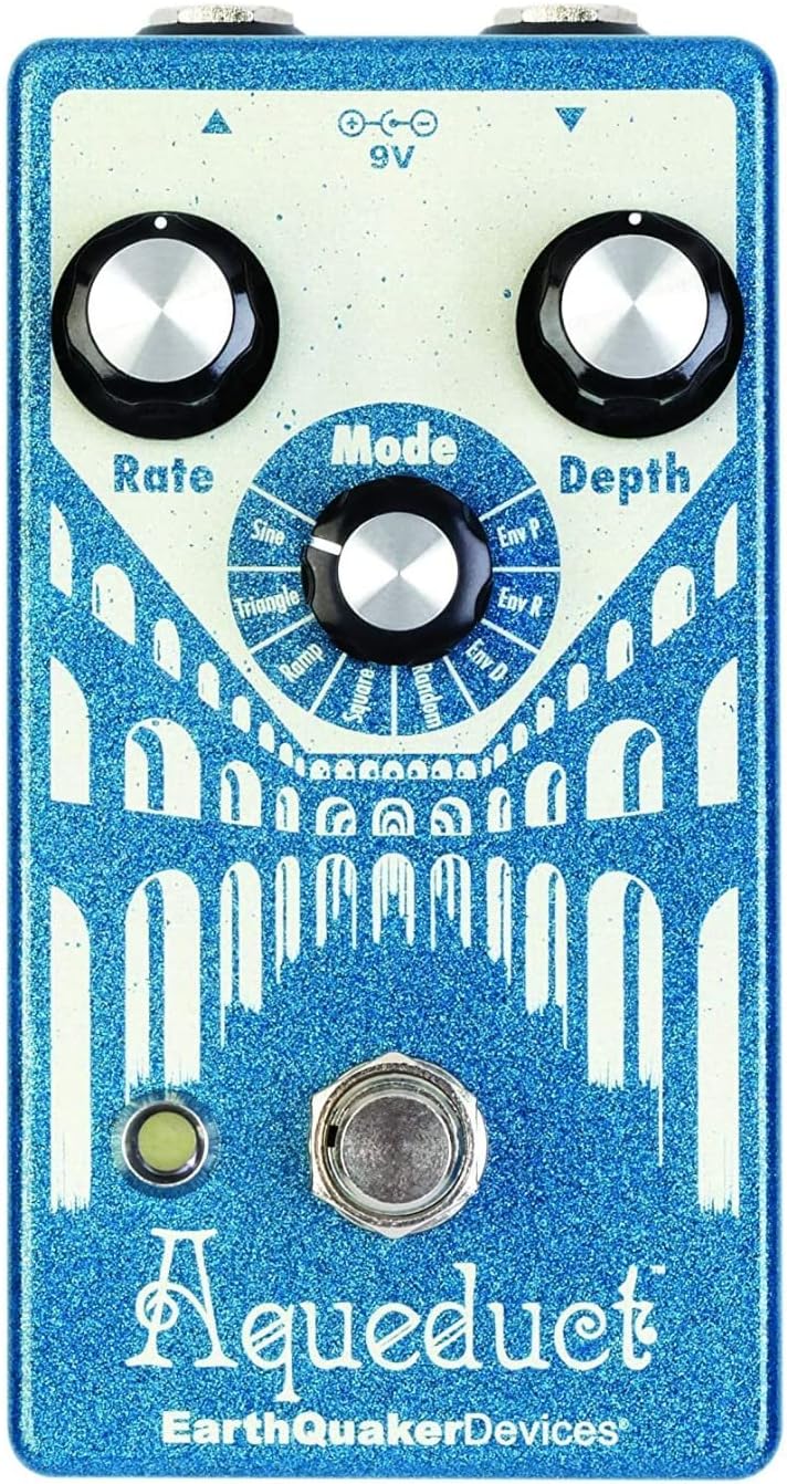 EarthQuaker Devices Aqueduct Pitch Vibrato Guitar Effects Pedal