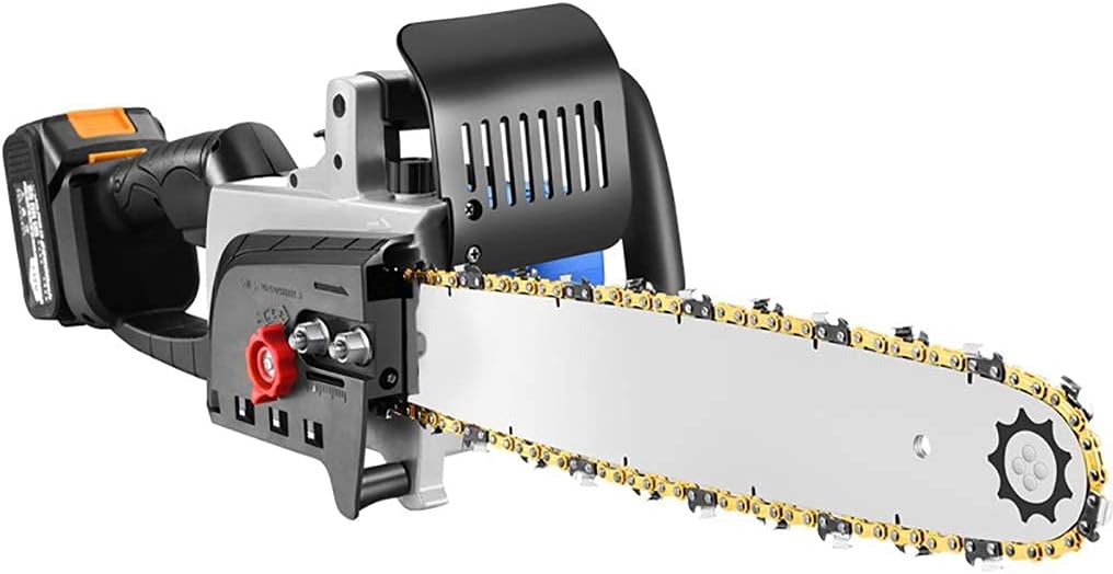 Cordless Chainsaw 16 7800mAh Power, 4800W Power, Dual Battery Drive, Used for Cutting and Felling Branches and Wood