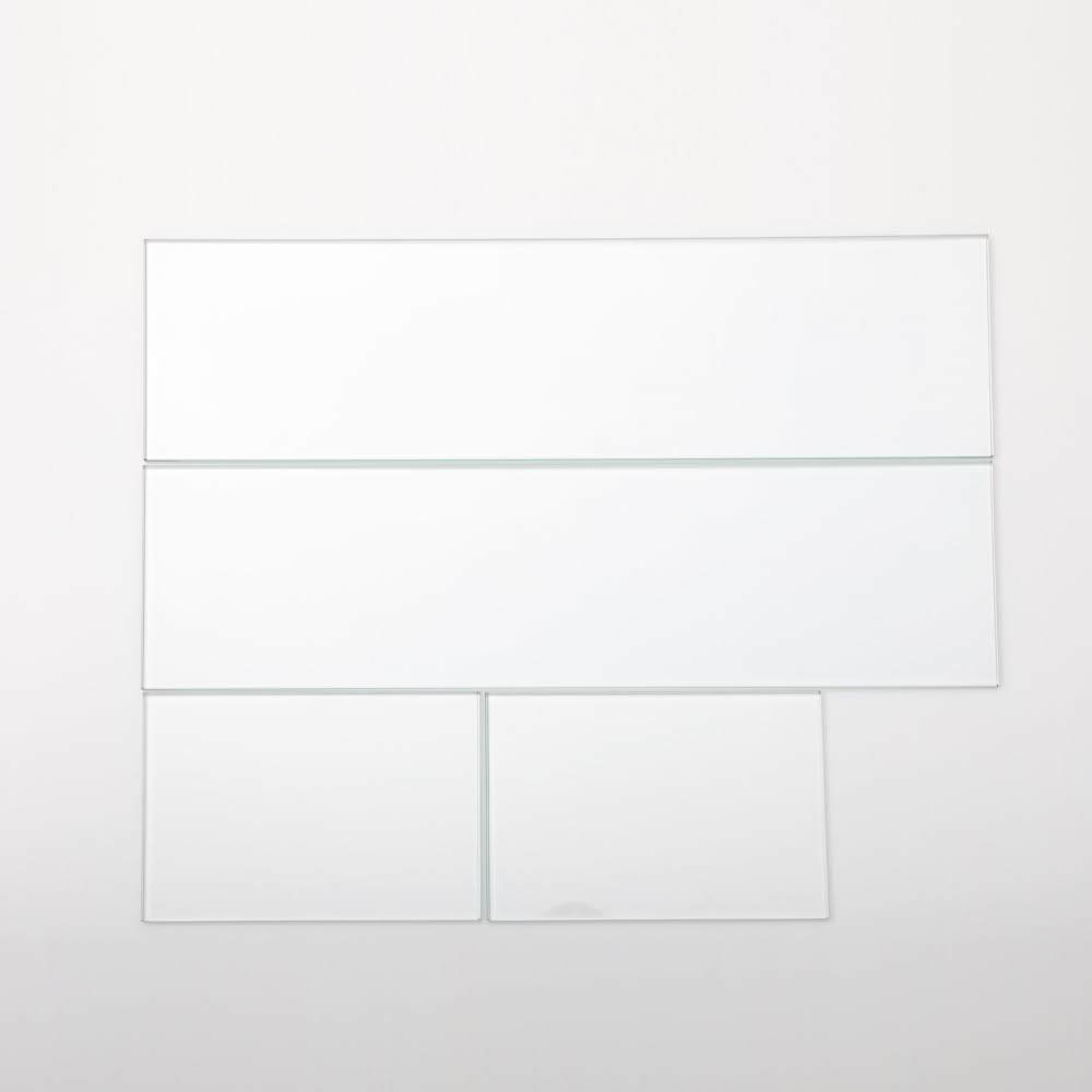 Tempered Glass Fire Pit Wind Guard for Outdoor Patio, Heat-Resistant Rectangular Windscreen to Enhance Flame Stability and Safety