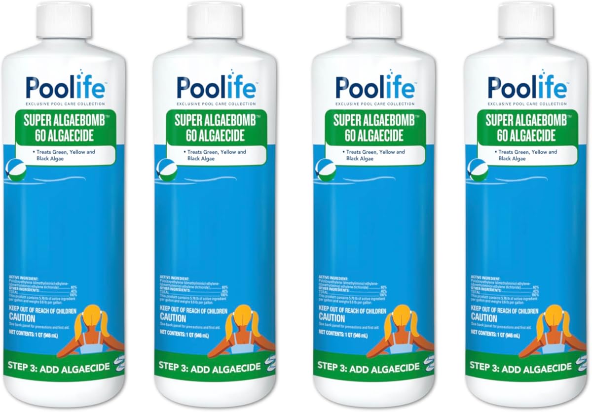 poolife Super Algae Bomb 60 (1 qt) (4 Pack)