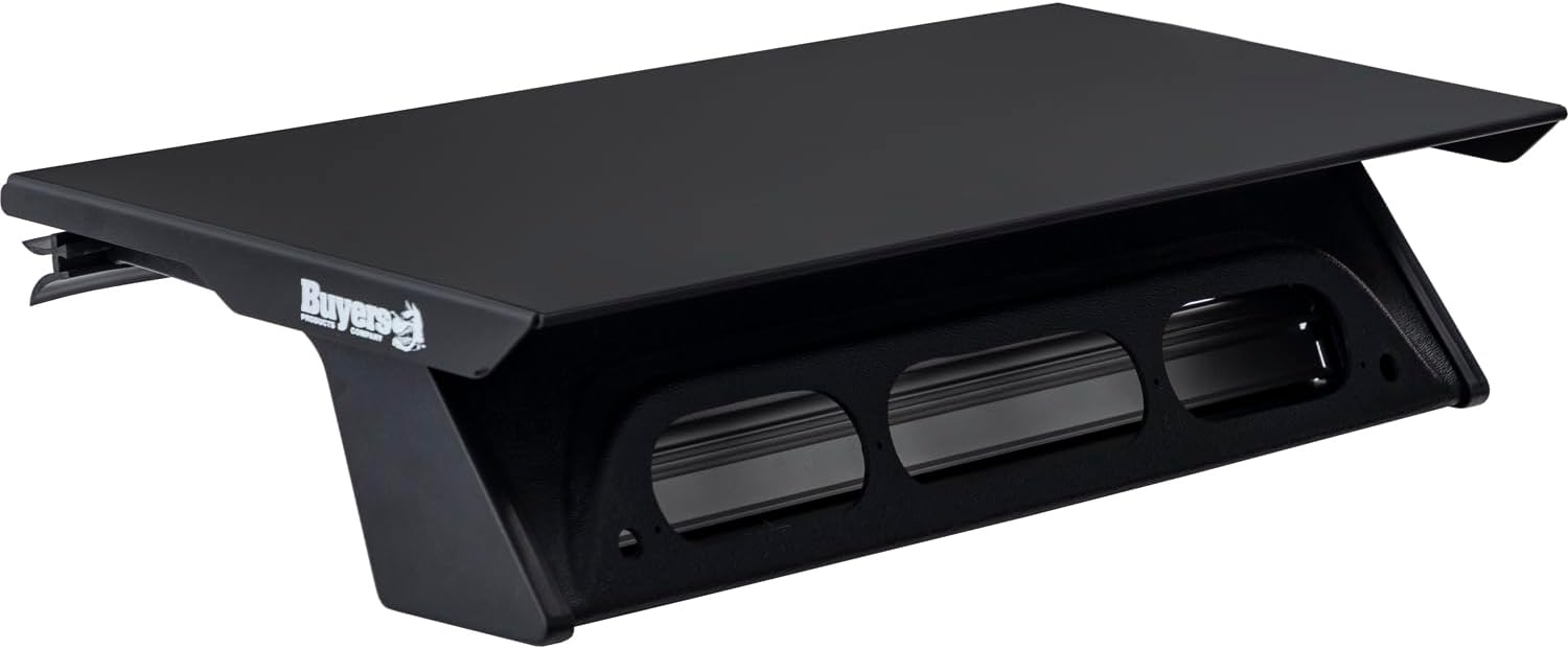 Buyers Products 8895155 Drill-Free Light Bar Cab Mount for Ford Maverick 2022+, Maverick Light Bar for Strobe & Warning Lights, Maverick Accessories