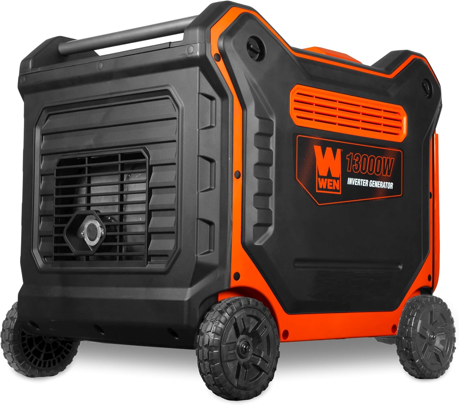 WEN 13,000-Watt 120V/240V Tri-Fuel Inverter Generator with Quiet 550cc Engine, Electric Start, Wheel Kit, and CO Watchdog, Gas, Propane, and Natural Gas Powered (TF1300iX)